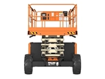 Back of New JLG Scissor Lift for Sale